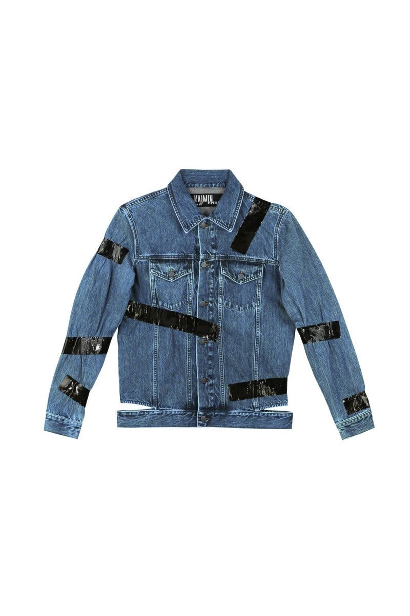 "Cyber" Tape Denim Jacket KAIMIN